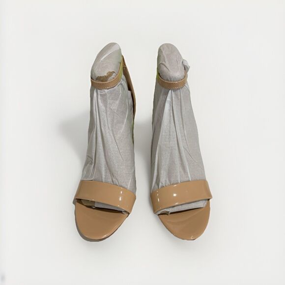 Sam Edelman Women's Yaro Block Heel Sandals Beige Size US9.5 - Picture 2 of 9